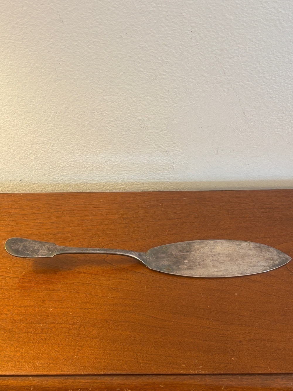 Vintage Christofle Silver-Plated Fish Serving Knife / Fish Slice - France